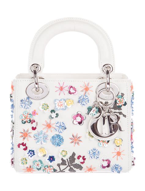 christian dior bag flowers|authentic christian dior handbags.